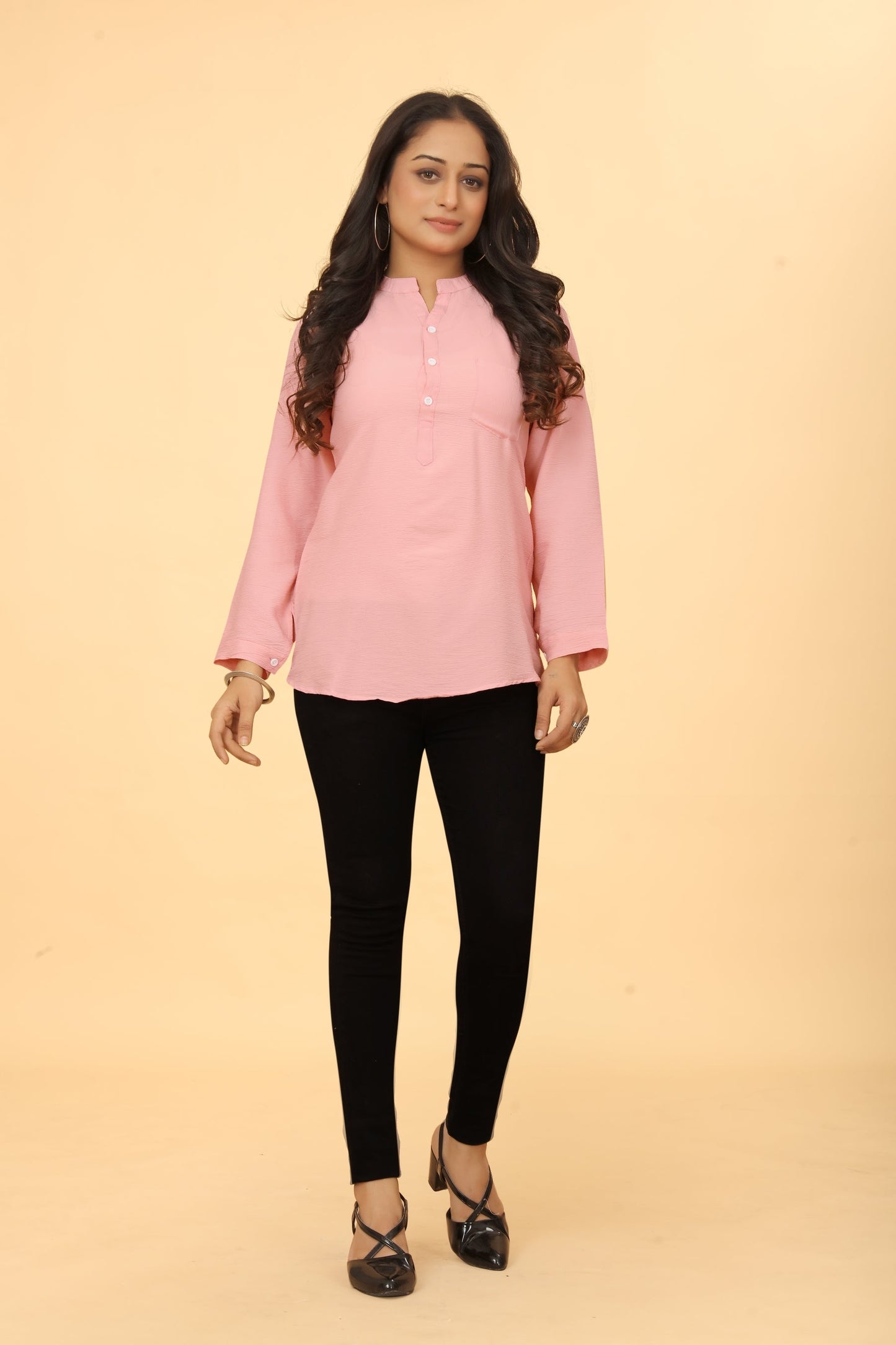 Casual Wear Stylish Pink Tunic