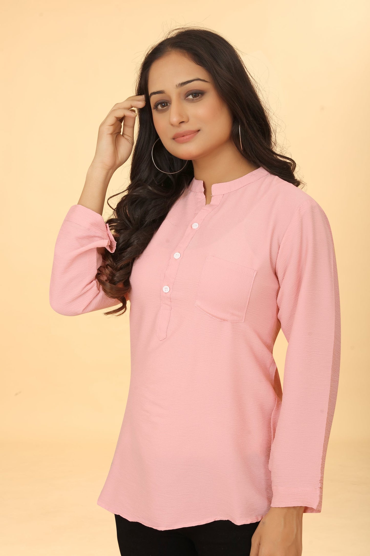 Casual Wear Stylish Pink Tunic